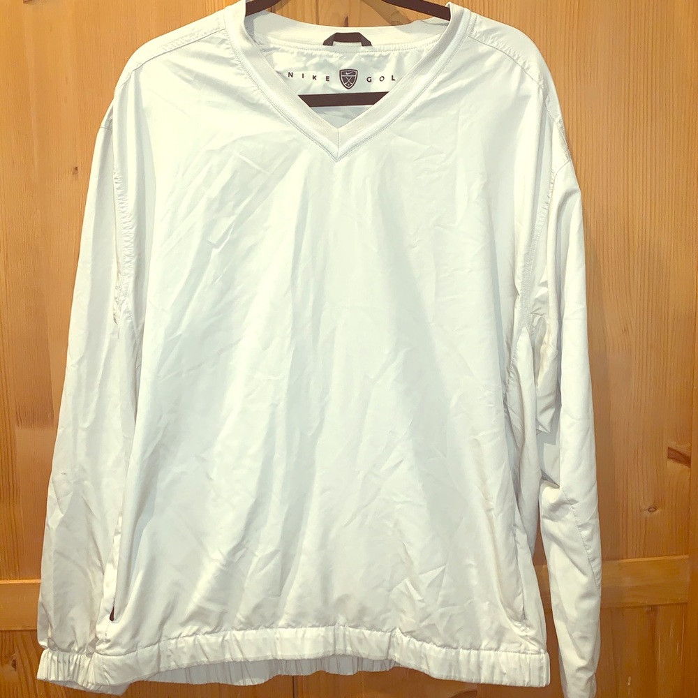 Nike Golf windbreaker pullover jacket white L